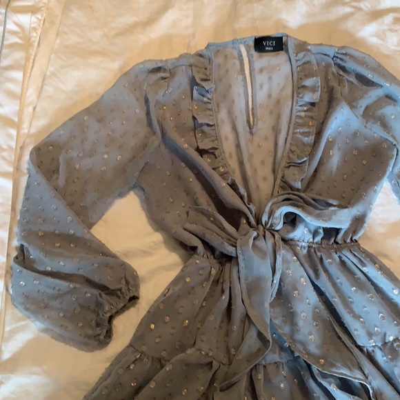 Vici Dresses & Skirts - Vici Deep V Mini Dress